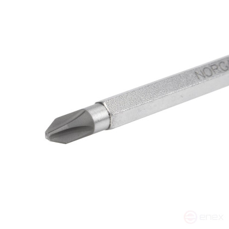 Отвертка крестовая NORGAU Industrial с ударным наконечником PH2, N161K