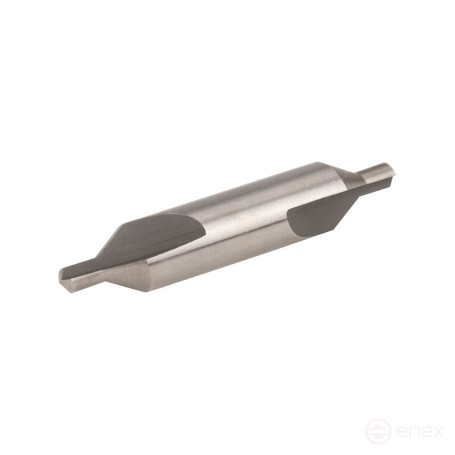 Сверло центровочное NORGAU industrial по металлу 60°, 4 мм, HSS, форма A