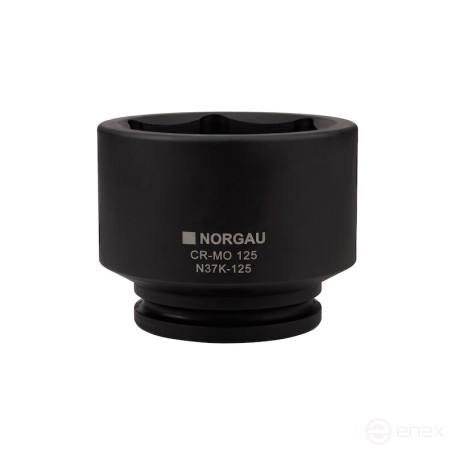Головка торцевая ударная NORGAU Industrial шестигранная 1.1/2", 125 мм, N37K-125