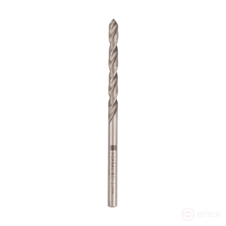 Сверло спиральное NORGAU Industrial по металлу 3.3 мм, Z2, HSS-E