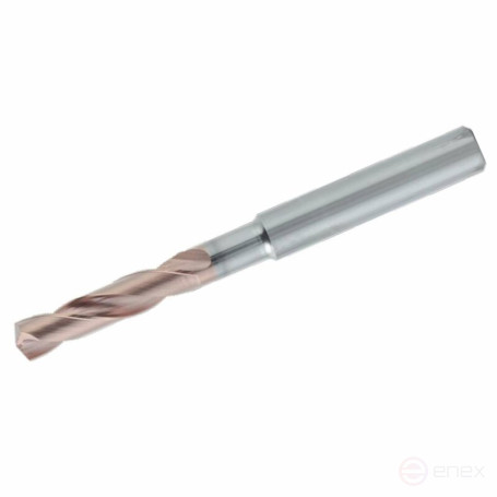 Сверло спиральное NORGAU Industrial по металлу 3.8х66 мм, 3xD, VHM/AlCrN/TiSiN
