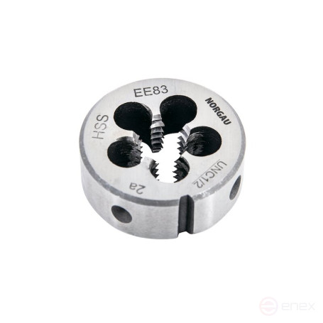 Плашка дюймовая NORGAU Industrial по металлу UNC 1/4, HSS