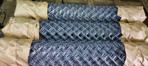 Galvanized chain link mesh 55*55; 1,2*10, 4 rolls