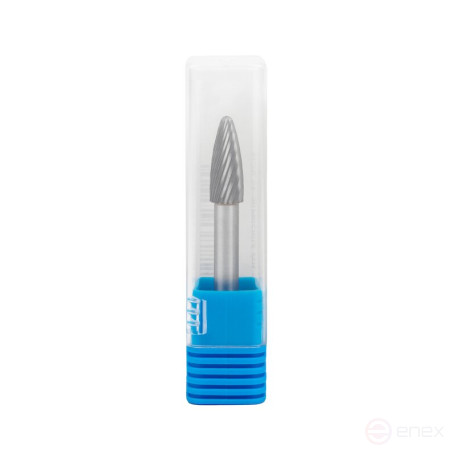 Carbide borehole NORGAU Industrial parabolic 8 mm, R1.2, shape F, SCM