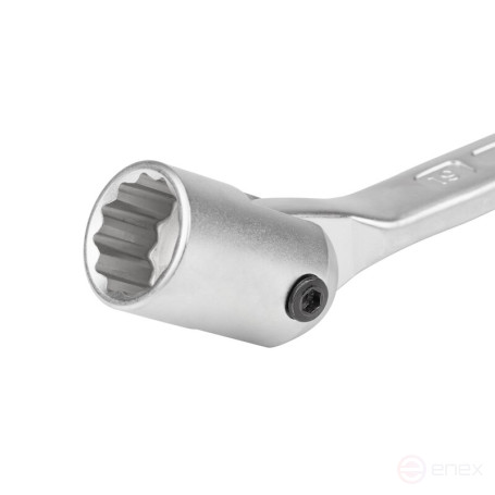 Ключ гаечный торцевой шарнирный двусторонний NORGAU Industrial 18x19, N34