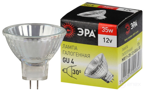 Halogen lamp ERA GU4-MR11-35W-12V-30CL 35W soffit Warm white light GU4