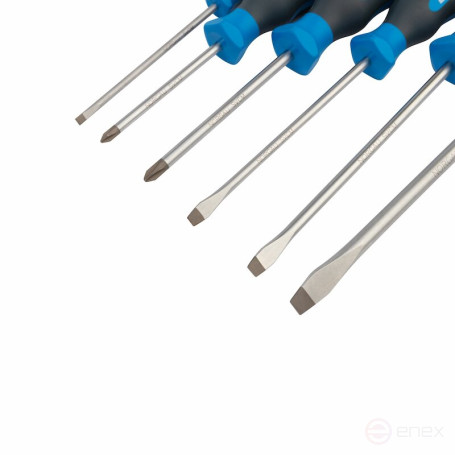 Набор отверток SL/PH 6 предметов, тип NBS151-161-006, NORGAU