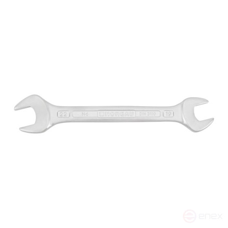Ключ гаечный рожковый NORGAU Industrial двусторонний, 19х22 мм, N6-19х22