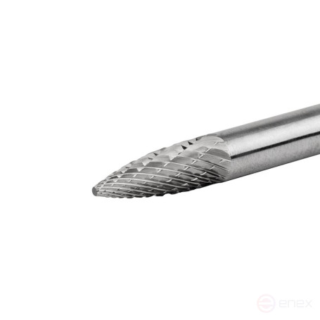 Carbide borehole NORGAU Industrial parabolic 6 mm, G shape, DCM