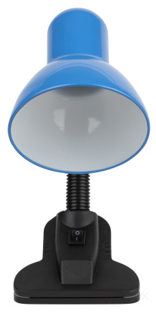 ERA N-102-E27-40W-BU table lamp on a clothespin blue
