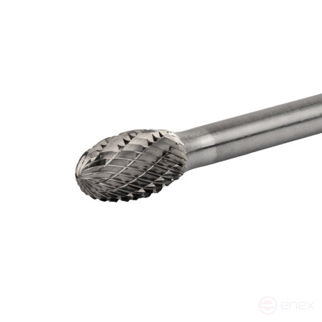 Борфреза твердосплавная NORGAU Industrial овальная 10 мм, форма E, DCM