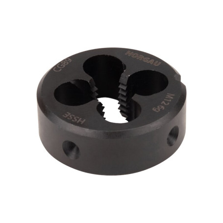 Плашка NORGAU Industrial по металлу M12, HSS-E/VAP