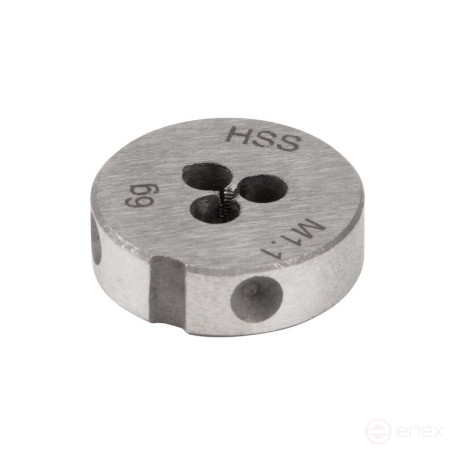 Плашка NORGAU Industrial по металлу M1.1х0.25 мм, HSS