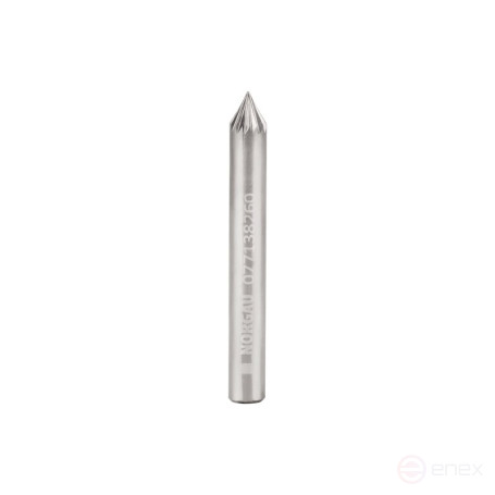 Борфреза твердосплавная NORGAU industrial коническая 6x50 мм, 60°, форма J, SCM