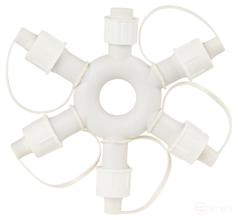 ERA ERAPS-OR2 Circular Splitter for Garlands 6 Sockets IP44 PVC 24 V