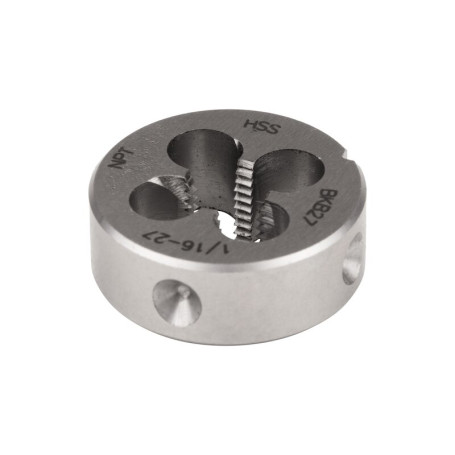 Плашка круглая NORGAU Industrial по металлу HSS NPT 1/16x27, Form B