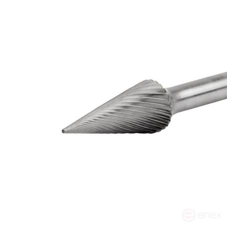 Carbide borehole NORGAU Industrial conical 12 mm, 25°, shape M, SCM