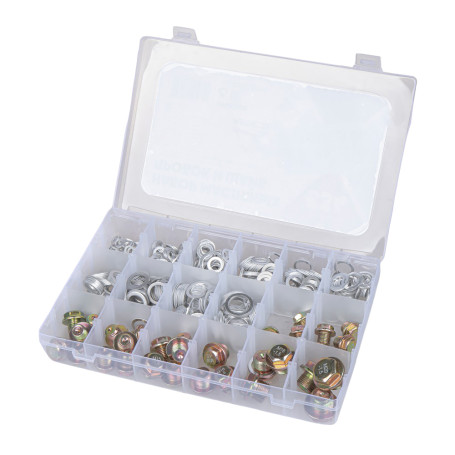 Set of oil plugs and washers (34 plugs, 500 washers) ARNEZI R7401200