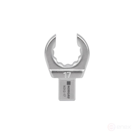 Насадка накидная разрезная NORGAU Industrial для динамометрического ключа 17, прямоугольный привод 9х12
