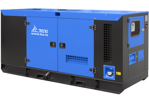 Diesel generator TSS AD-60S-T400-2RKM7 in a noise-proof casing