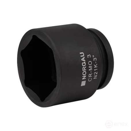 End impact head NORGAU Industrial hexagon inch 1", 3", N21K-3