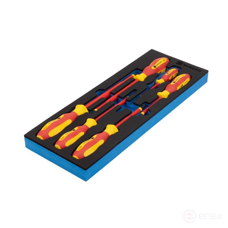 Set of dielectric screwdrivers NORGAU Industrial, 6 pieces, N171-006