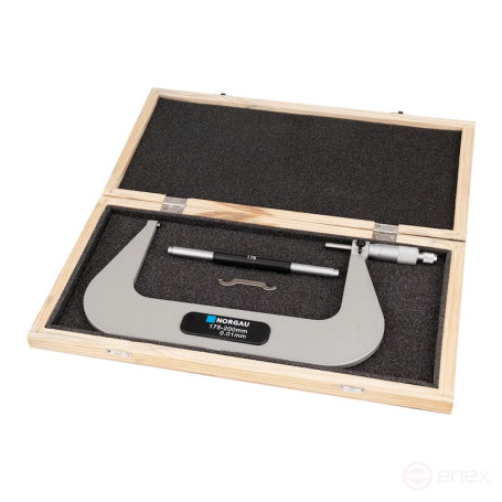 Микрометр NORGAU Industrial 175-200 мм, 0.01 мм, NM-200