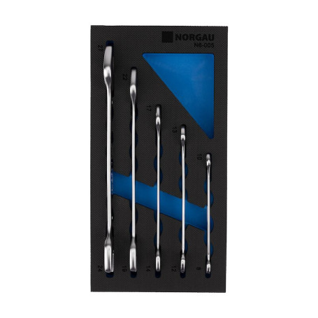 Double-sided wrench set NORGAU Industrial N6-005, 5 pieces