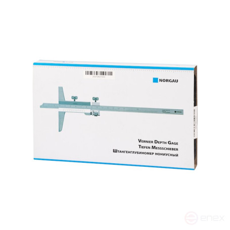 Штангенглубиномер NORGAU Industrial нониусный 0-150 мм, NDV-H