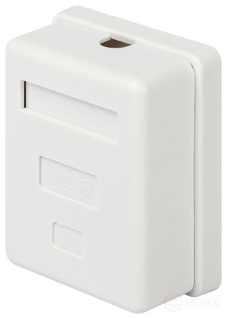 Розетка компьютерная RJ-45 ЭРА RJ01UN категория 5е неэкранированная 1-порт упаковка 40 штук