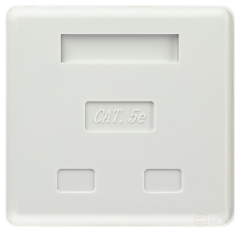 Розетка компьютерная RJ-45 ЭРА RJ02UN категория 5е неэкранированная 2-порта упаковка 30 шт