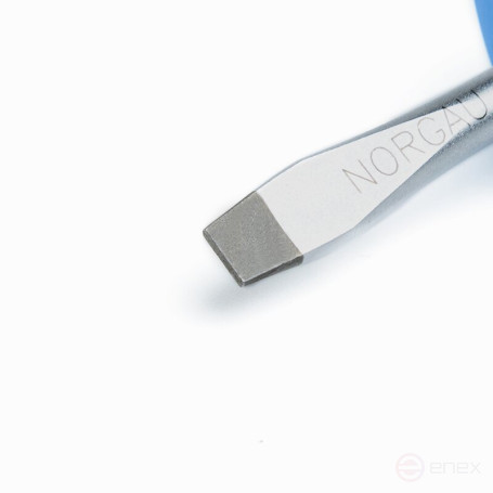 Slotted screwdriver NORGAU Industrial short 6.5 x 38 mm, N152