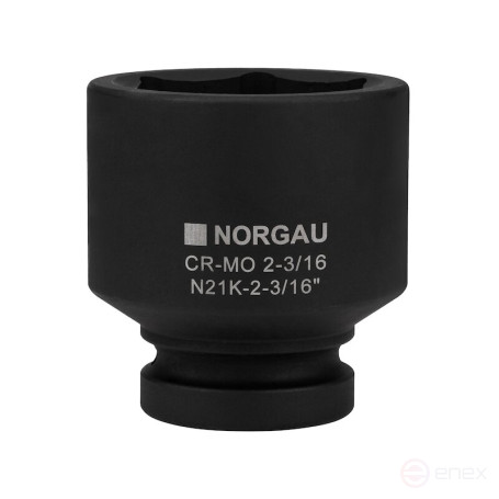 Головка торцевая ударная NORGAU Industrial шестигранная дюймовая 1", 2.3/16", N21K-2.3/16