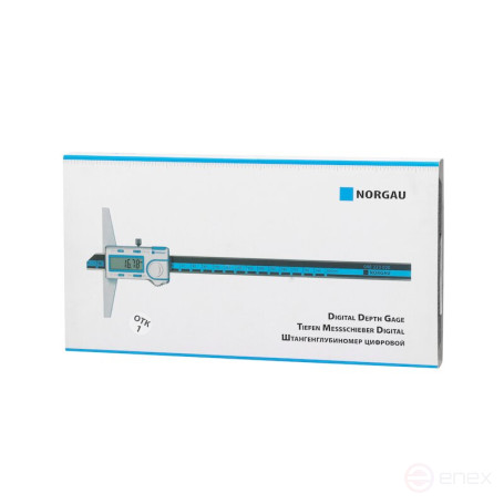 Штангенглубиномер цифровой NORGAU Industrial 0-200 мм, NDD-AD