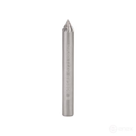 Борфреза твердосплавная NORGAU industrial коническая 6x50 мм, 60°, форма J, DCM