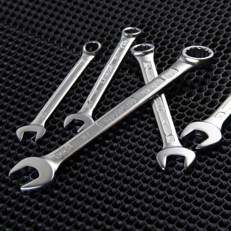 Набор комбинированных гаечных ключей NORGAU Industrial NBS7-009, 9 предметов