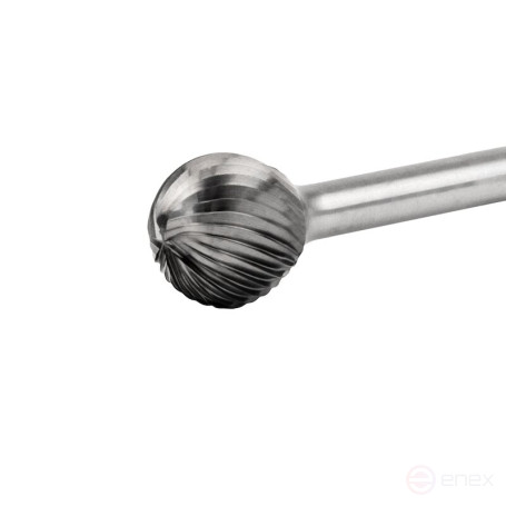 Carbide borehole NORGAU Industrial spherical 16 mm, shape D, SCM