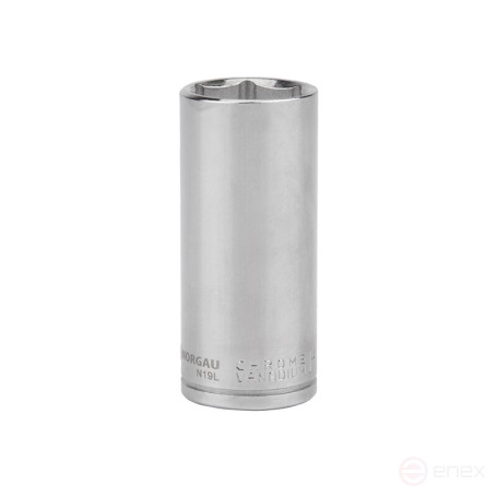 Головка шестигранная торцевая NORGAU Industrial удлиненная 1/2", 1", N19L-1