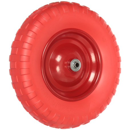 Wheel 3.25/3.00-8 polyurethane tubeless d12 mm