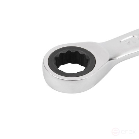 Ключ гаечный комбинированный NORGAU Industrial с трещоткой 14 мм, N7R-14