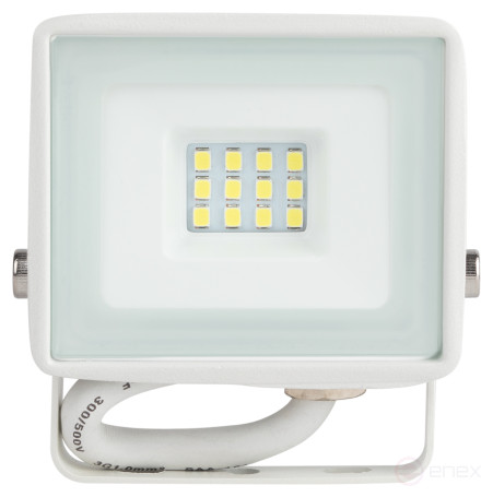 Прожектор светодиодный уличный ЭРА LPR-023-W-65K-010 10Вт 6500K IP65 гарантия 2 года белый