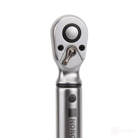 Ключ динамометрический NORGAU Industrial предельный со встроенной трещоткой 3/8" 5-50 Нм, NTW22-050PR