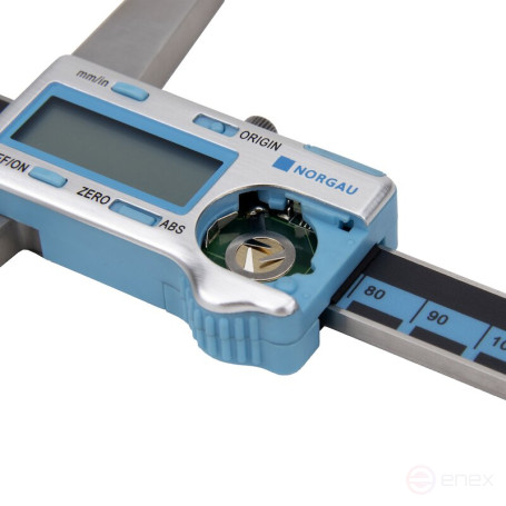 Штангенглубиномер NORGAU Industrial цифровой специальный 0-200 мм, NDD-A