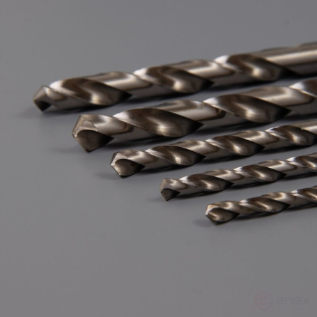 Set of NORGAU Industrial metal drills in a 1-13 mm case, 25 pieces, HSS