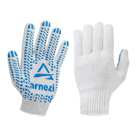 COTTON 7.5 grade work gloves with PVC dot coating ARNEZI R8000174