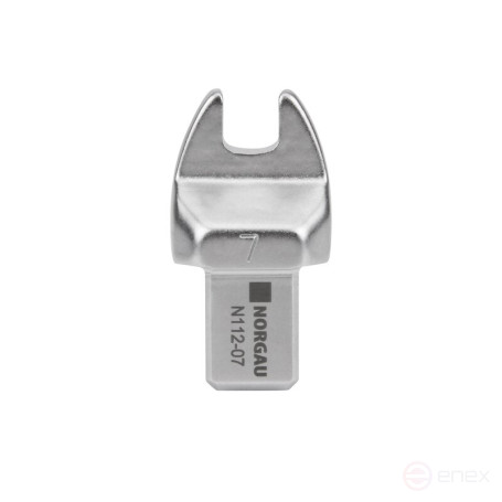 Насадка рожковая NORGAU Industrial для динамометрического ключа 7, прямоугольный привод 9х12