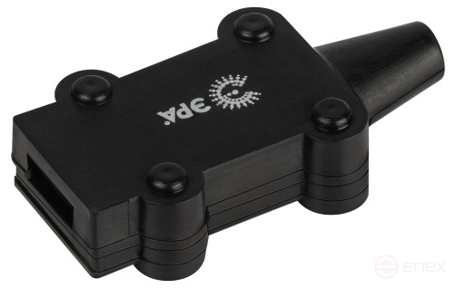 ERABL- Z ERA Plug for Belt light (for 2 cores), black