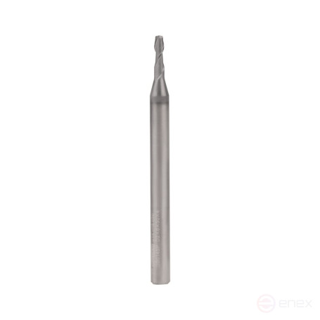 Universal end milling cutter NORGAU Industrial for metal 2x50 mm, Z2, VHM/AlCrSiN