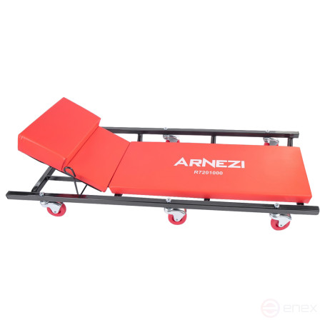 A repair bed with 6 wheels.1020x425x110 mm with lifting headrest ARNEZI R7201000