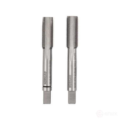 Комплект ручных метчиков NORGAU Industrial G1/8, HSS, 2 предмета